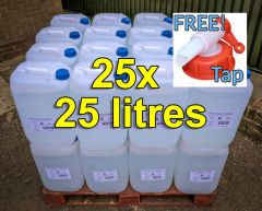 De-ionised Water (25 litres) x 25